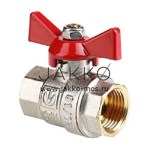 Кран шаровой VALTEC BASE 1/2" ВР-ВР, ручка бабочка