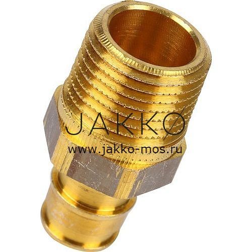 Штуцер с наружной резьбой Uponor Латунь Q&E 20-G1/2″