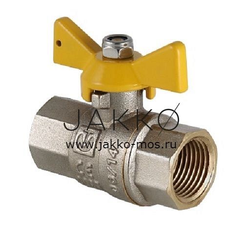 Кран шаровой VALTEC VALGAS 1/2" ВР-ВР, ручка-бабочка