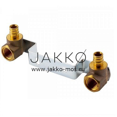Комплект водорозеток Uponor в сборе с монтажной планкой SMART AQUA 16-RP1/2″ВР Ц/Ц153ММ