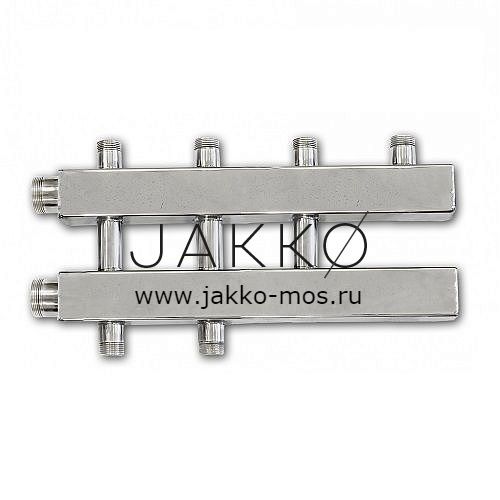 Коллектор котельной разводки Warme WKD140.S.K.2+1 (Дублер компакт) на 2+1 контура потребителей