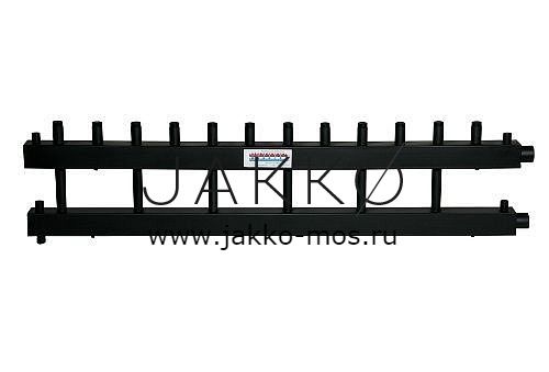 Коллектор котельной разводки Designsteel Дублер КК-40F/125/40/ 9D на 9 контуров, до 360 кВт