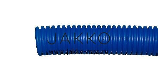 Труба гофрированная 40 мм синяя для трубы металлопластиковой