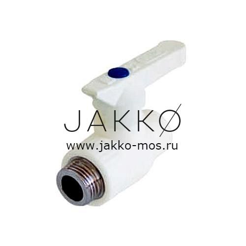 Кран шаровый полипропиленовый резьбовой KALDE 20х1/2" НР