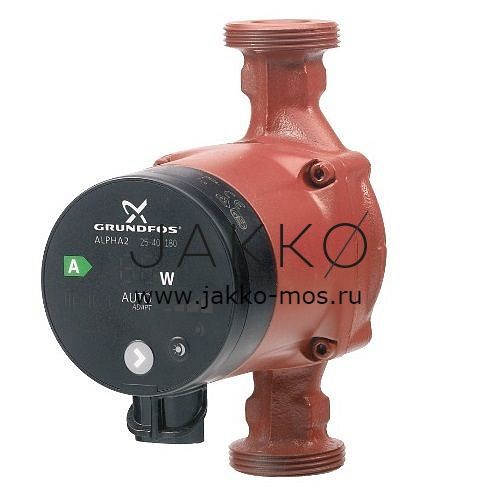 Насос циркуляционный Grundfos ALPHA2 25- 40 180 с гайками (1х230)