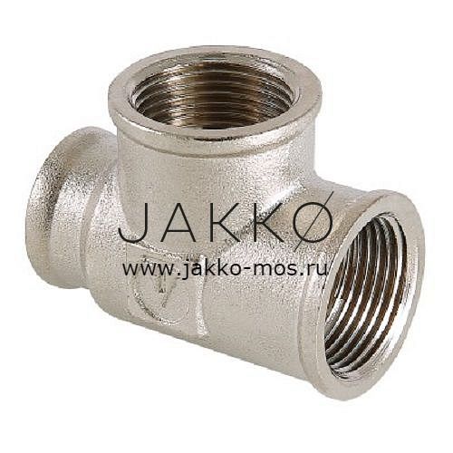 Фитинг Valtec резьбовой тройник переходной 3/4" х 3/4" х 1/2" 