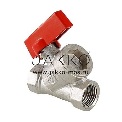 Кран шаровой  VALTEC с цельным корпусом 1/2" 