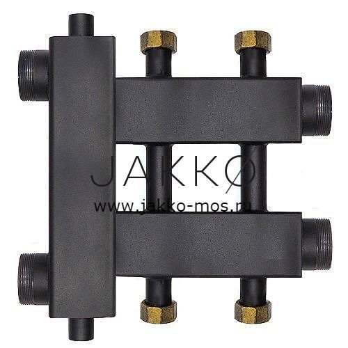 Коллектор котельной разводки Warme WKD.R.85К.F (Дублер компакт с гидроразделителем) на 1+1+1контур