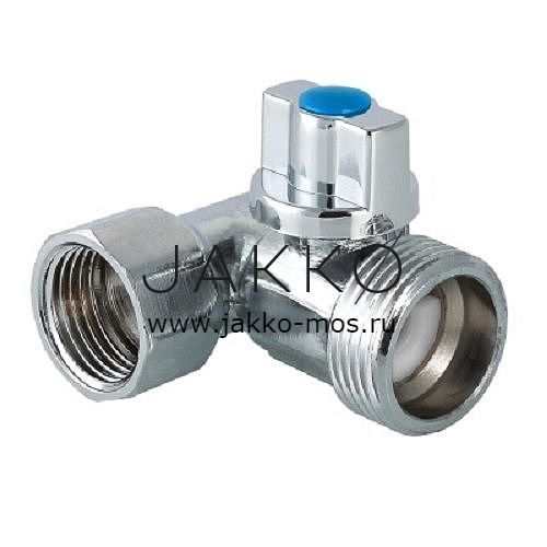 Тройник бытовой с шаровым краном VALTEC 1/2" х 3/4" х 1/2"