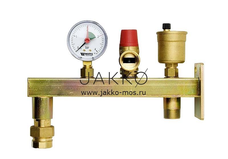 Группа подключения мембранного бака Watts GAG/MR20 3 бар 3/4"