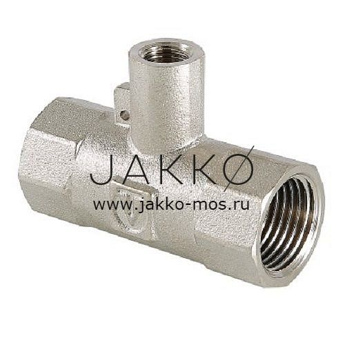 Тройник Valtec для подключения датчика температуры 3/4" х M10 х 3/4"