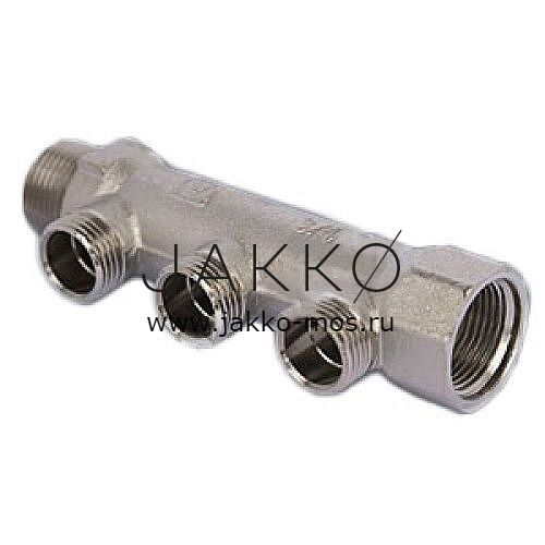 Коллектор распределительный Valtec с наружной резьбой 3/4" 3 х 1/2"  