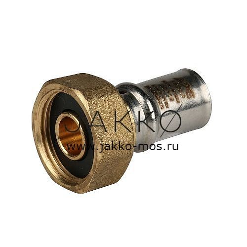 Переход на накидную гайку STOUT - 16 x 1/2" (прессовой, для металлопластиковых труб)