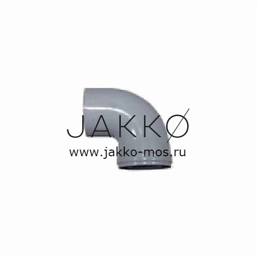 Колено 90° коаксиальной трубы BOSCH 60/100 мм