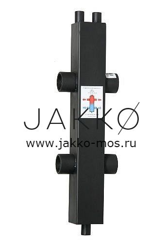 Стрелка гидравлическая (разделитель) Designsteel 80/80  резьбовая 11/2", до 120 кВт