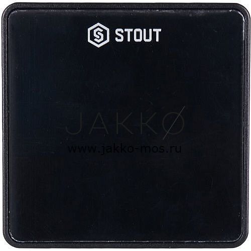 Беспроводной комнатный датчик Stout C-8r, черный 