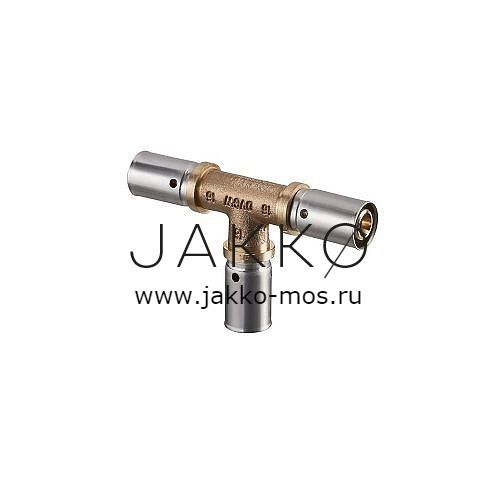 Тройник металлопластиковый Oventrop Cofit P прессовый 63х63х63 