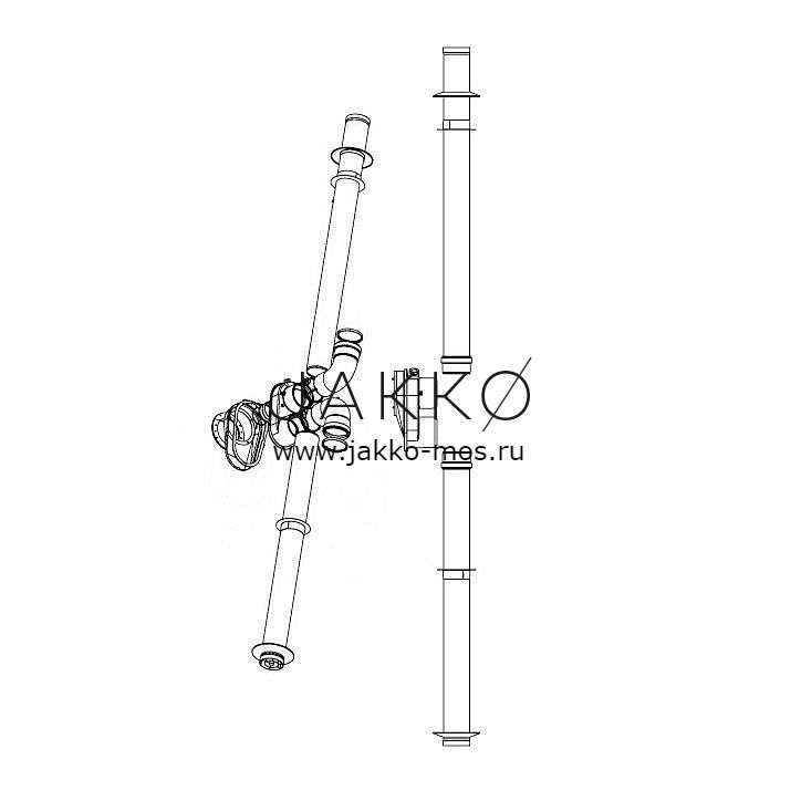 Комплект раздельных труб Protherm 80 мм